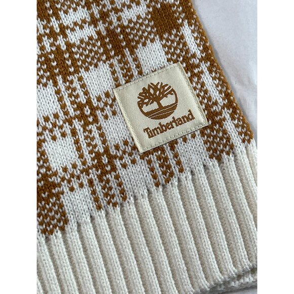 Timberland Plaid Knit Scarf - Picture 2 of 4
